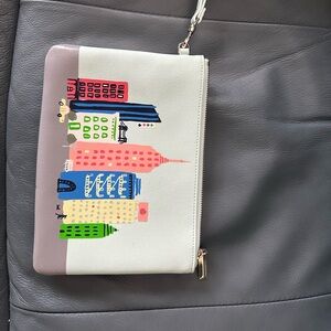 Kate Spade Multicolor Cityscape Wristlet